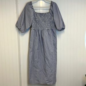 Free Assembly striped midi dress